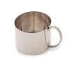 silver baby cup