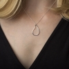 silver oyster pendant