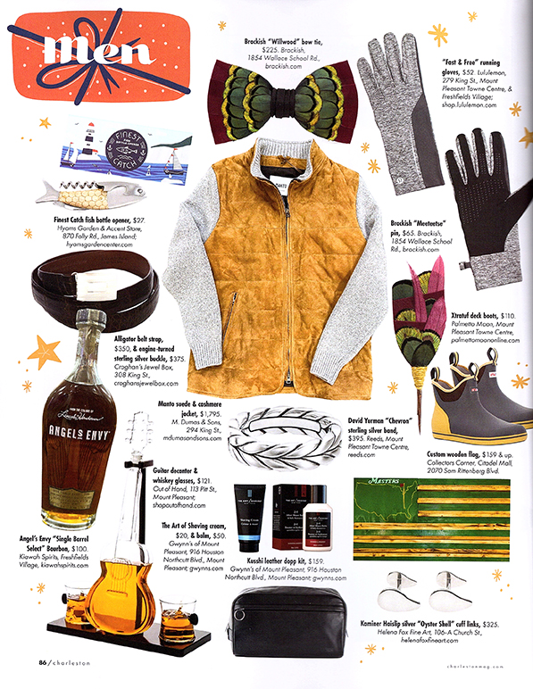 charleston magazine holiday gift guide